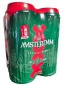 Amsterdam Premium Beer 4 X 0.5l Pakk 5% vol | Pakk | 2L