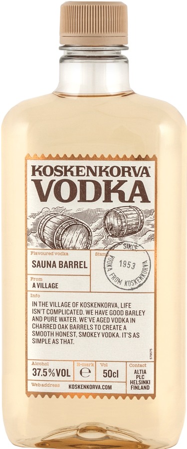 Koskenkorva Vodka Sauna Barrel | Alcostore