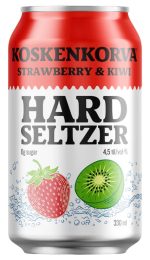 Koskenkorva Hard Seltzer Strawberry-kiwi 4.5% vol | Purk | 0.33L