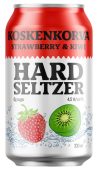 Koskenkorva Hard Seltzer Strawberry-kiwi 4.5% vol | Purk | 0.33L