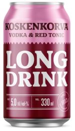 Koskenkorva Long Drink Vodka & Red 5% vol | Purk | 0.33L